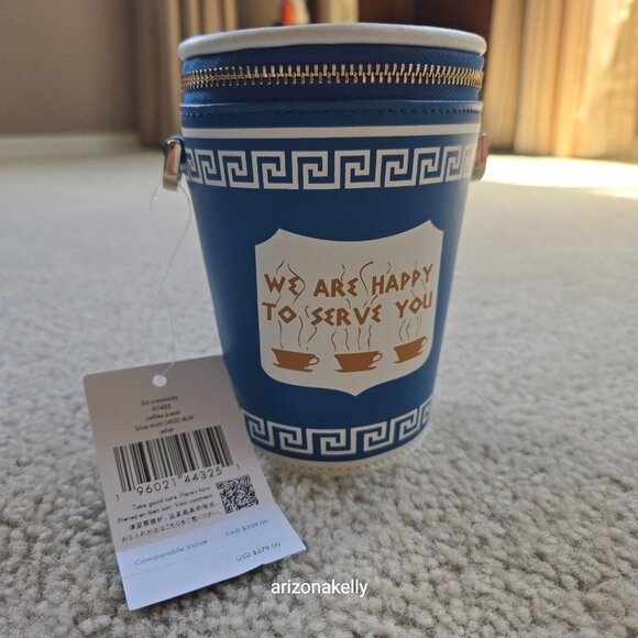 NWT kate spade Coffee Break 3D Crossbody New York NYC - Picture 2 of 14